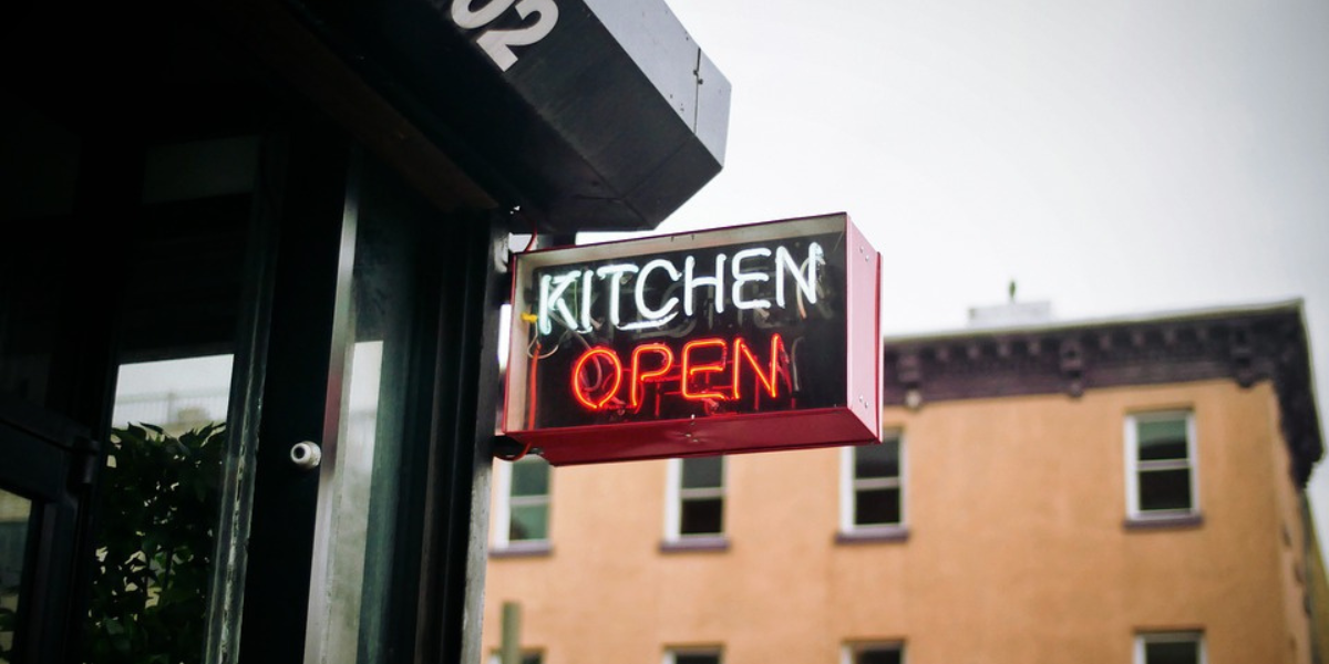 restaurant open signage