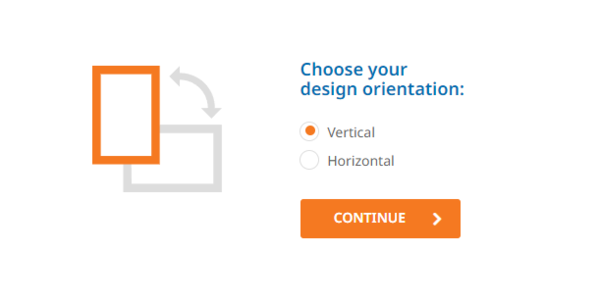 Choose the orientation