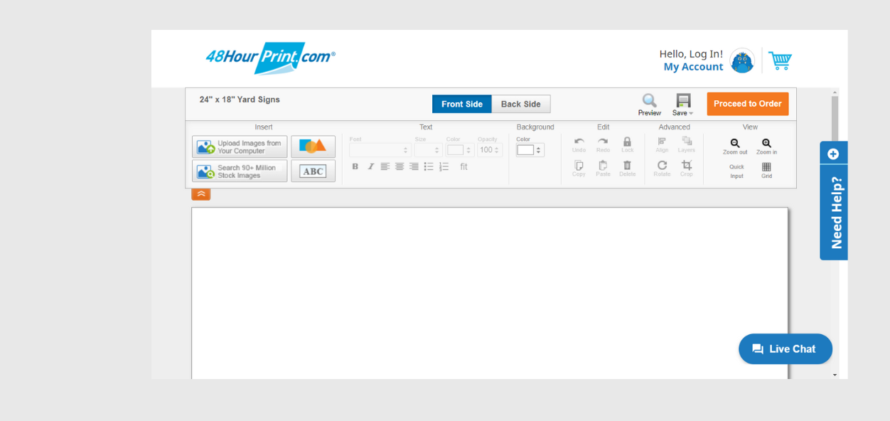 How to Use 48HourPrint.com’s Design Tool for Yard Signs