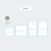 custom die-cut hang tags size