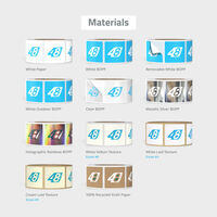 Roll Stickers Material