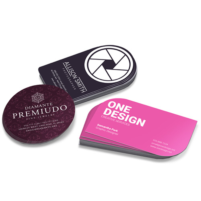 Die-Cut Business Cards