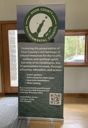 Door County Wisconsin Environmental Council Banner!